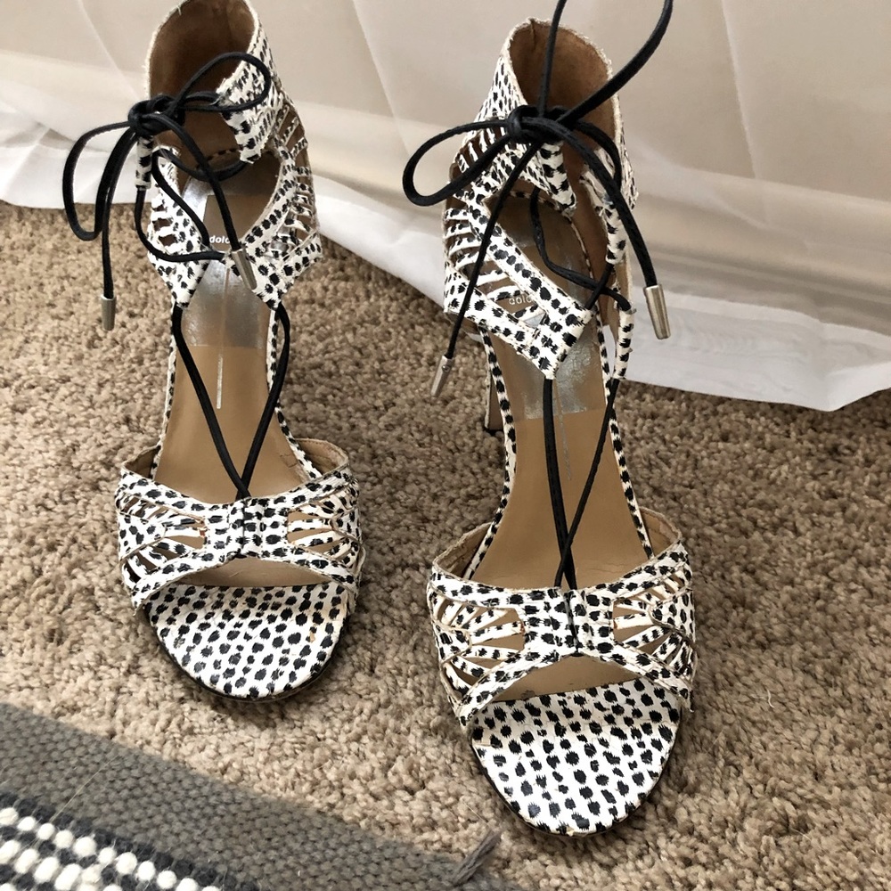 Dolce Vita black and white heels 10M